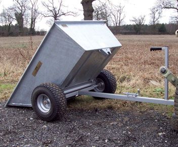 Tipping Dump Trailer Galvanised Body- Wide Profile Wheels image #3